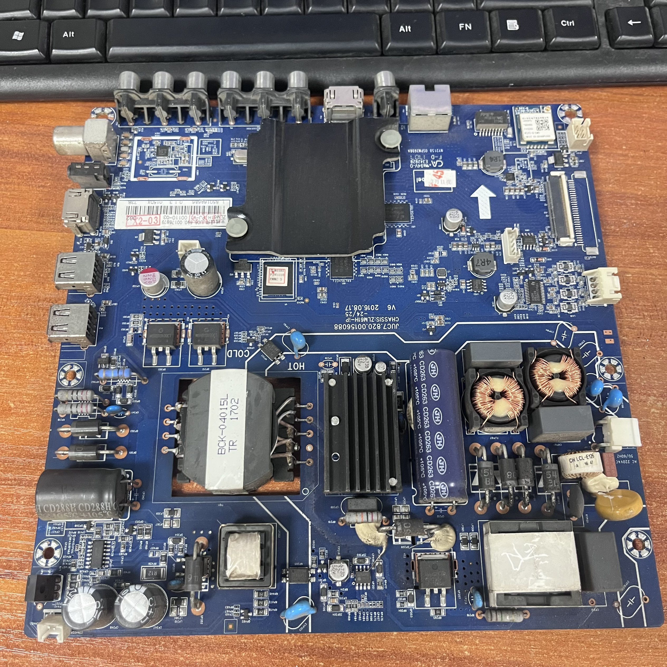 原装长虹55D3700i主板JUC7.82