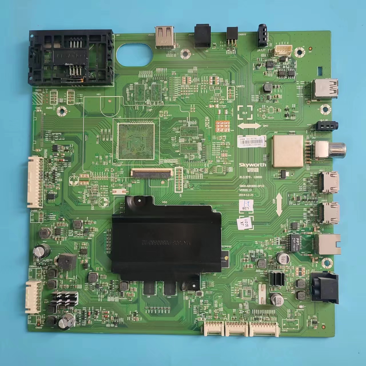 原装创维65G9200主板实物图