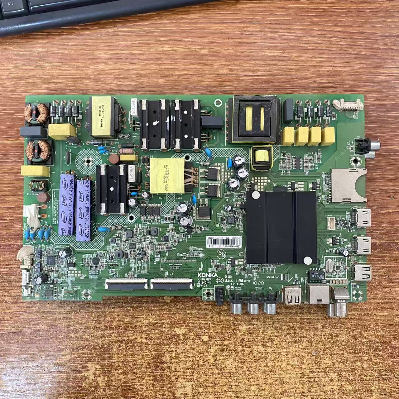 康佳LED55K5100E电视主板图片