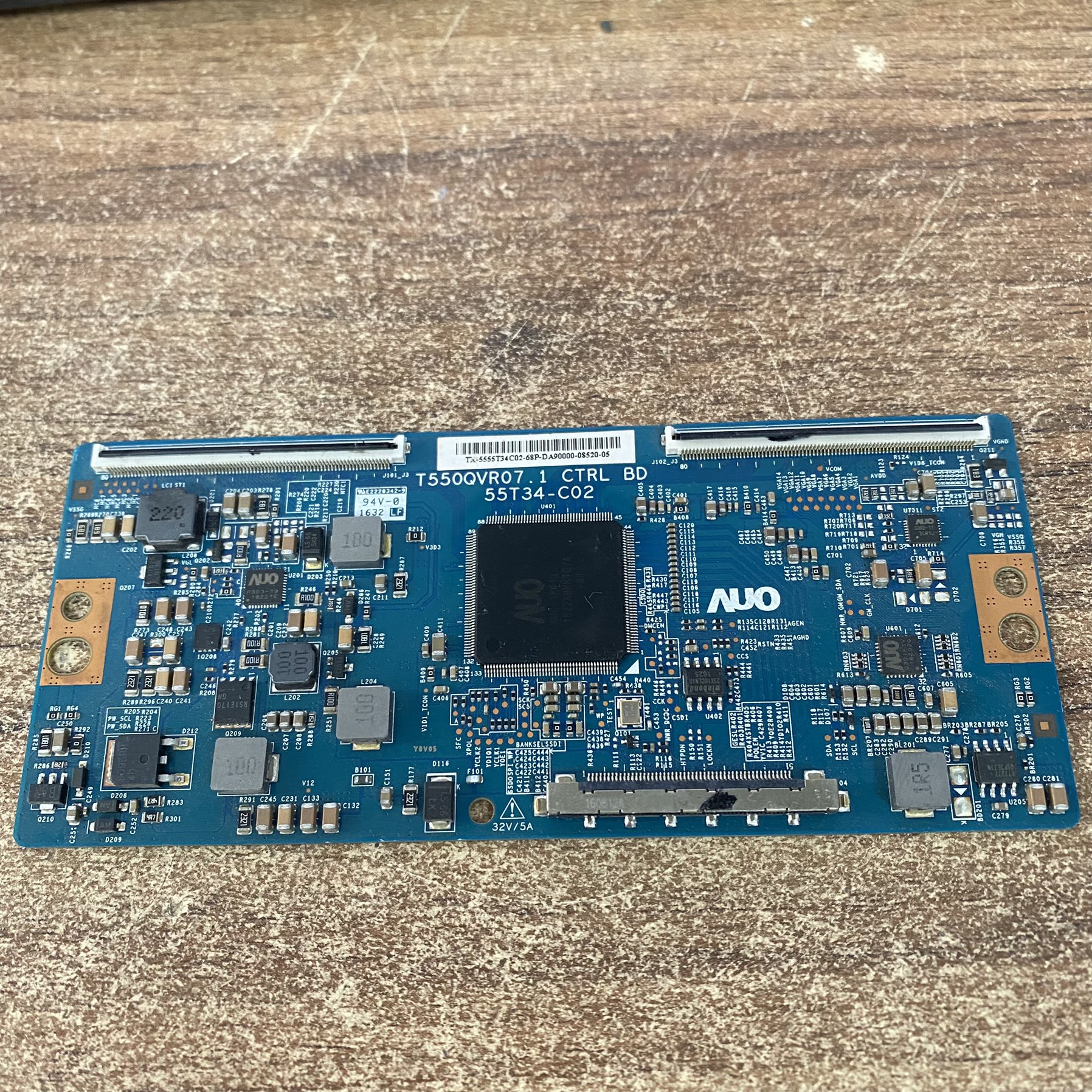 原装海信LED55M5600UCD逻辑板T550QVR07.1 CTRL BD 55T34-C02 华