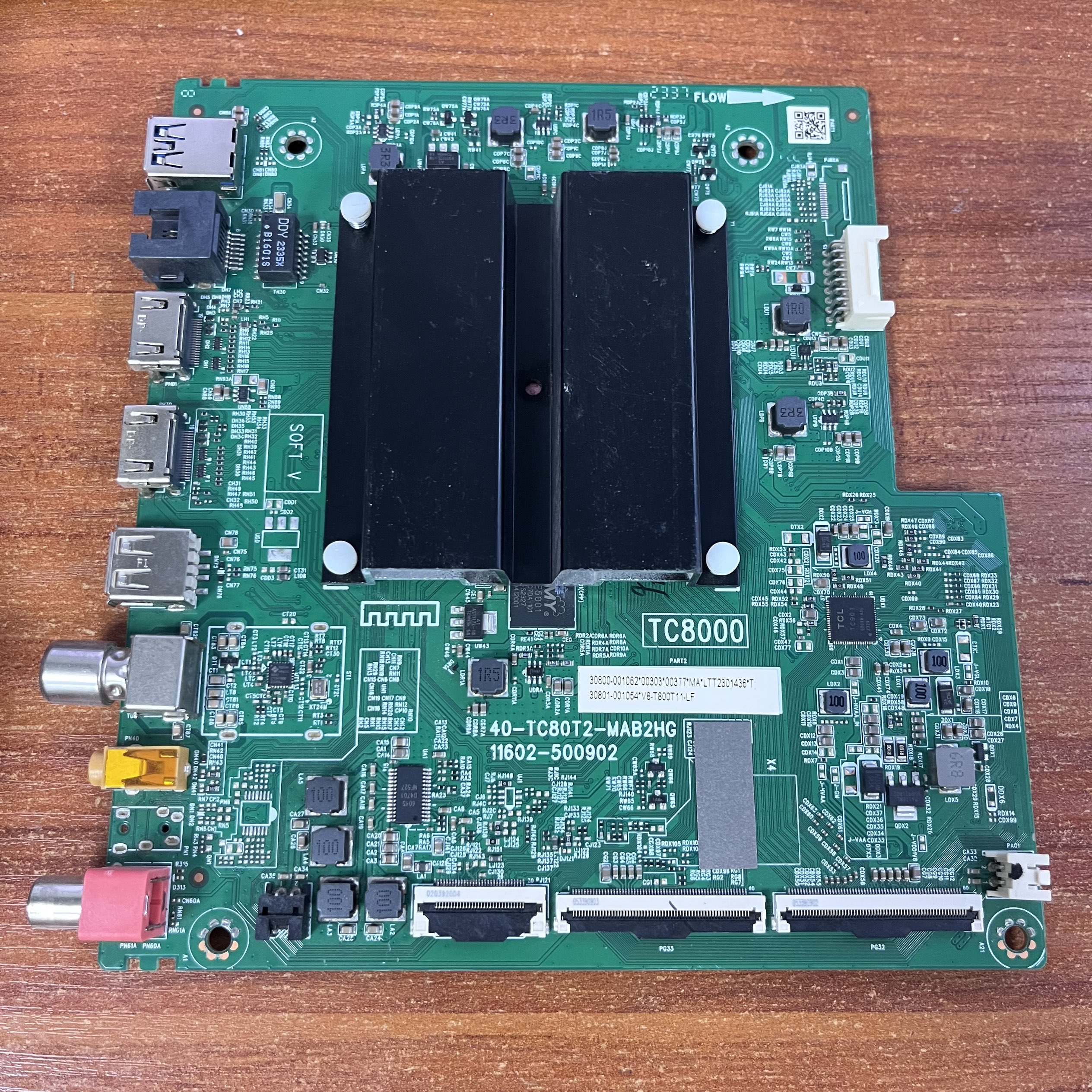 原装TCL55V8E主板40-TC80T2-MA