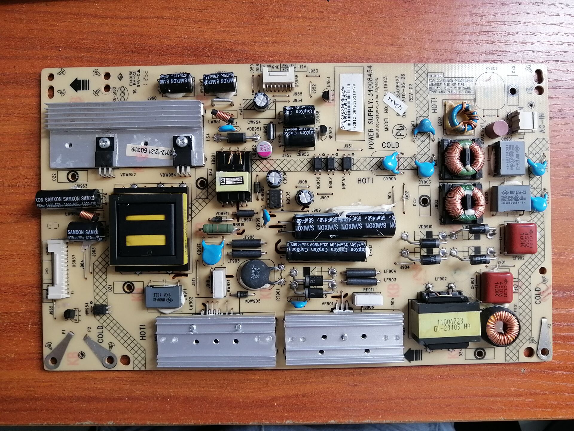 康佳LED42X8100PDE电源板340084