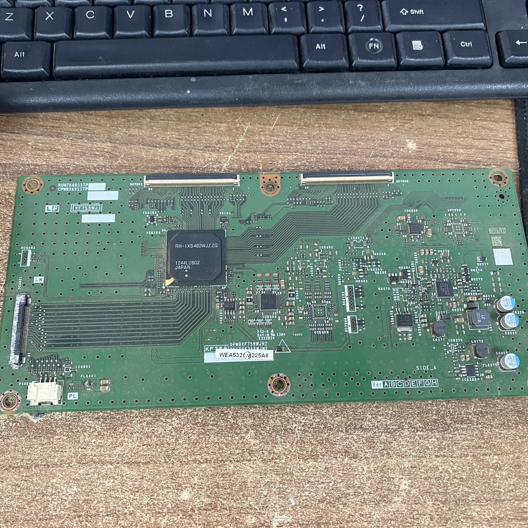 夏普LCD-60LX531A逻辑板RUNTK