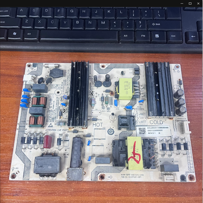 原装小米L75M7-EA电源板SHG7501C