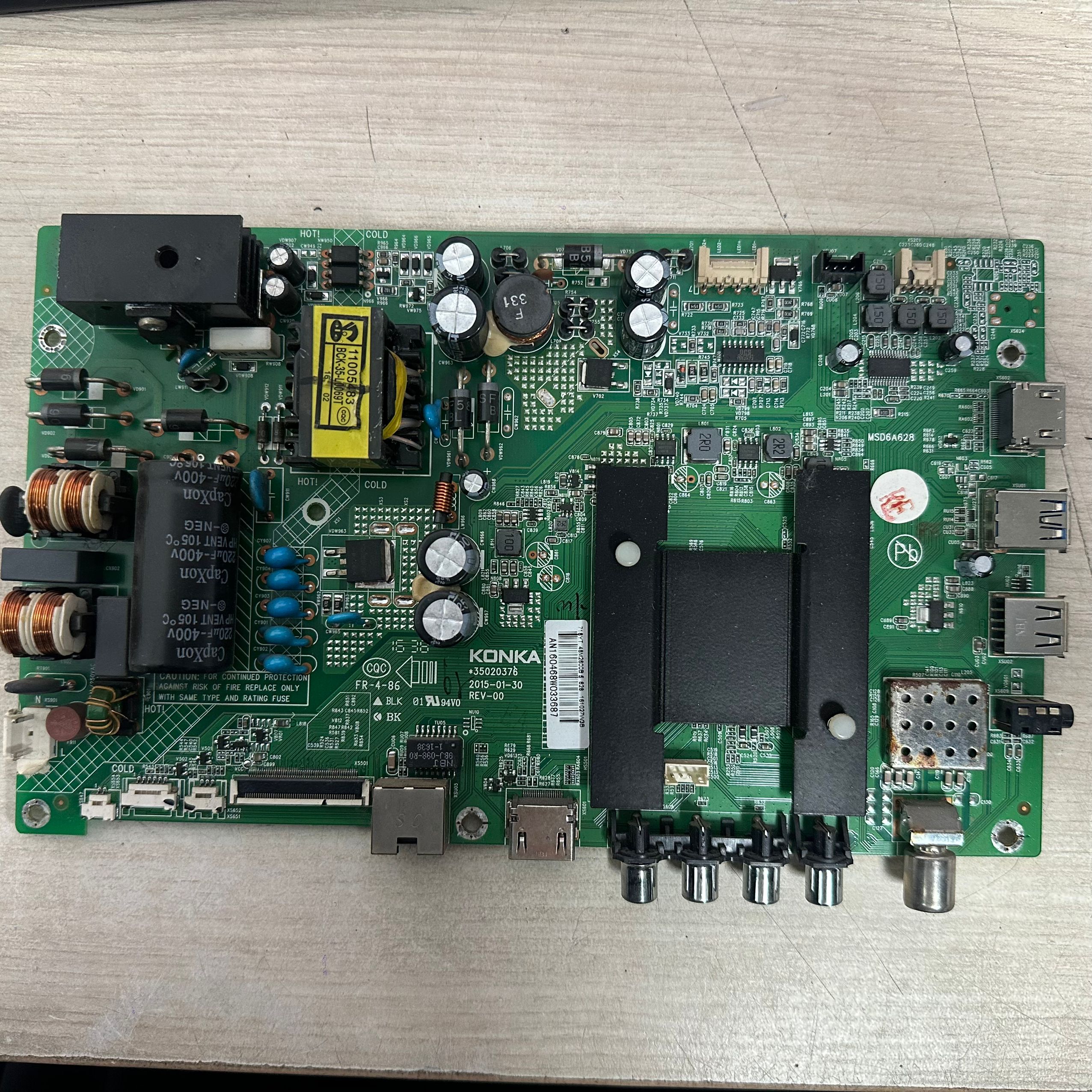 康佳LED48M2600B主板35020376