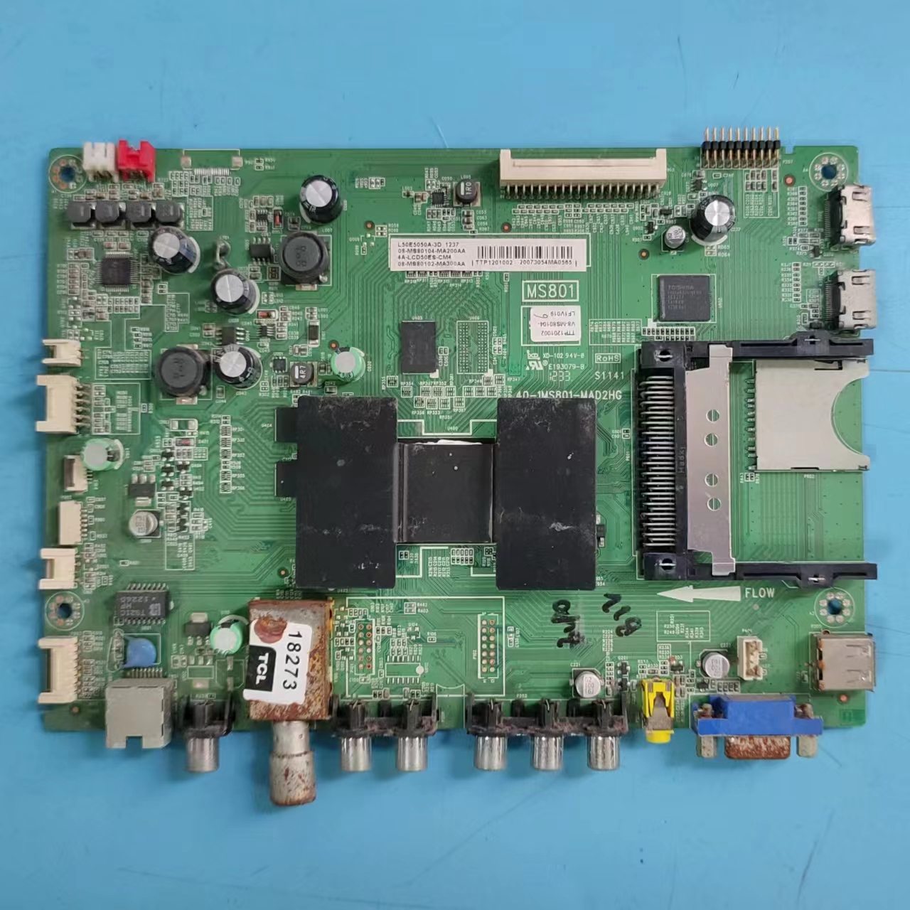 TCLL50E5050A主板实物图