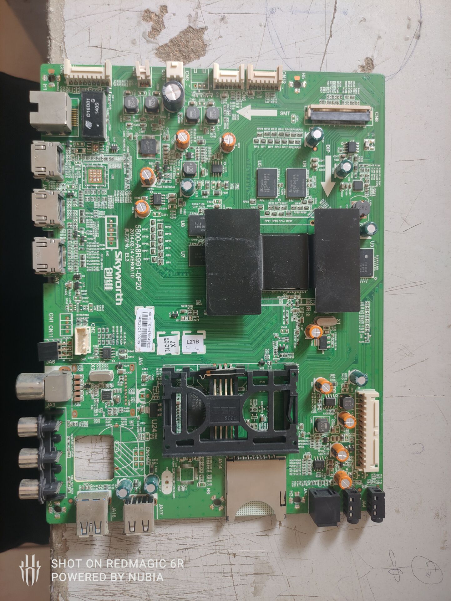 原装创维49E710U主板5800-A8R991