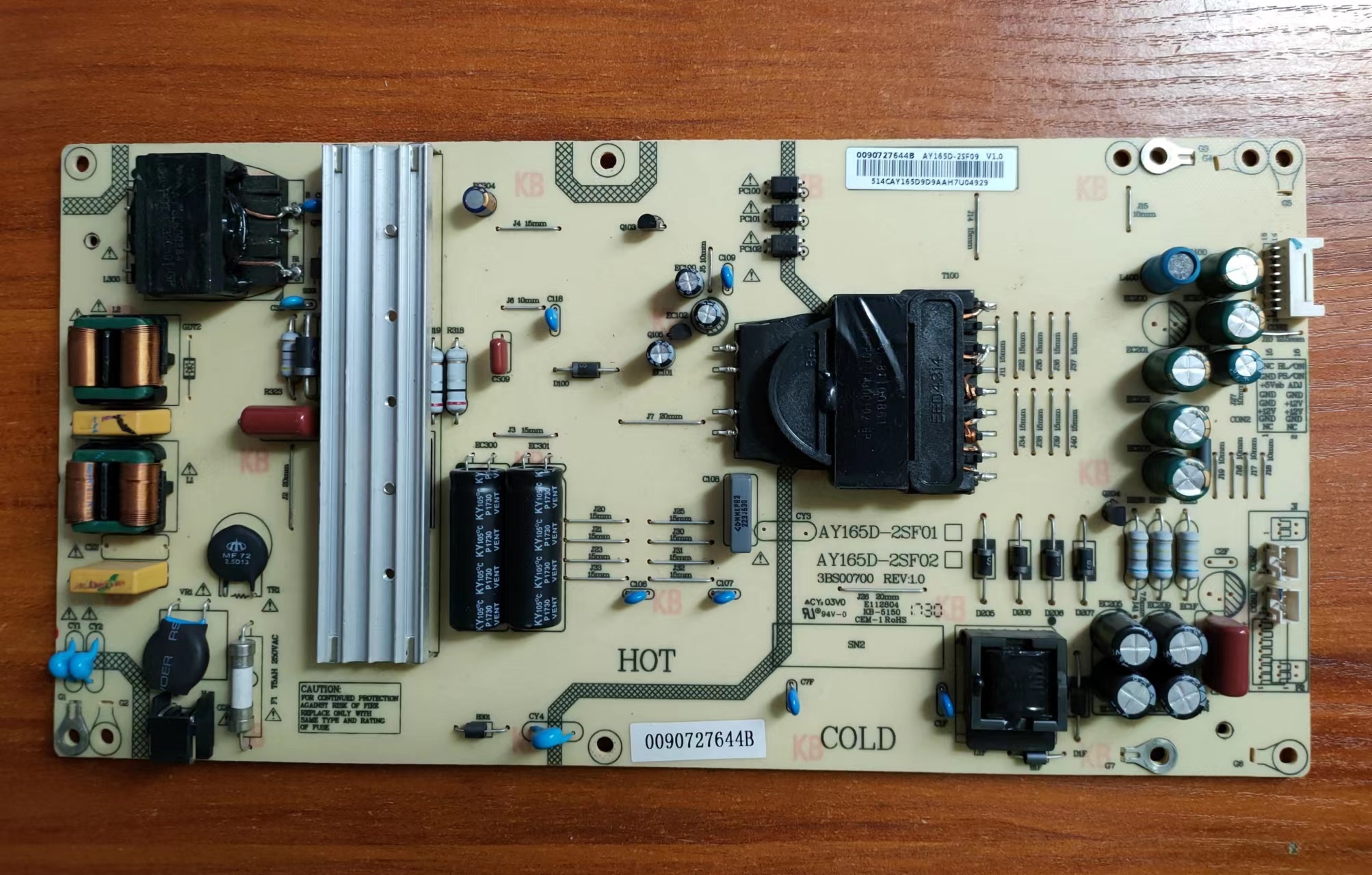 海尔LS55H610X电源板0090727644B