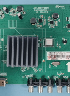 适长虹65D2000I电视主板JUC7.820.00129215 配屏M650F14-E1-A电路