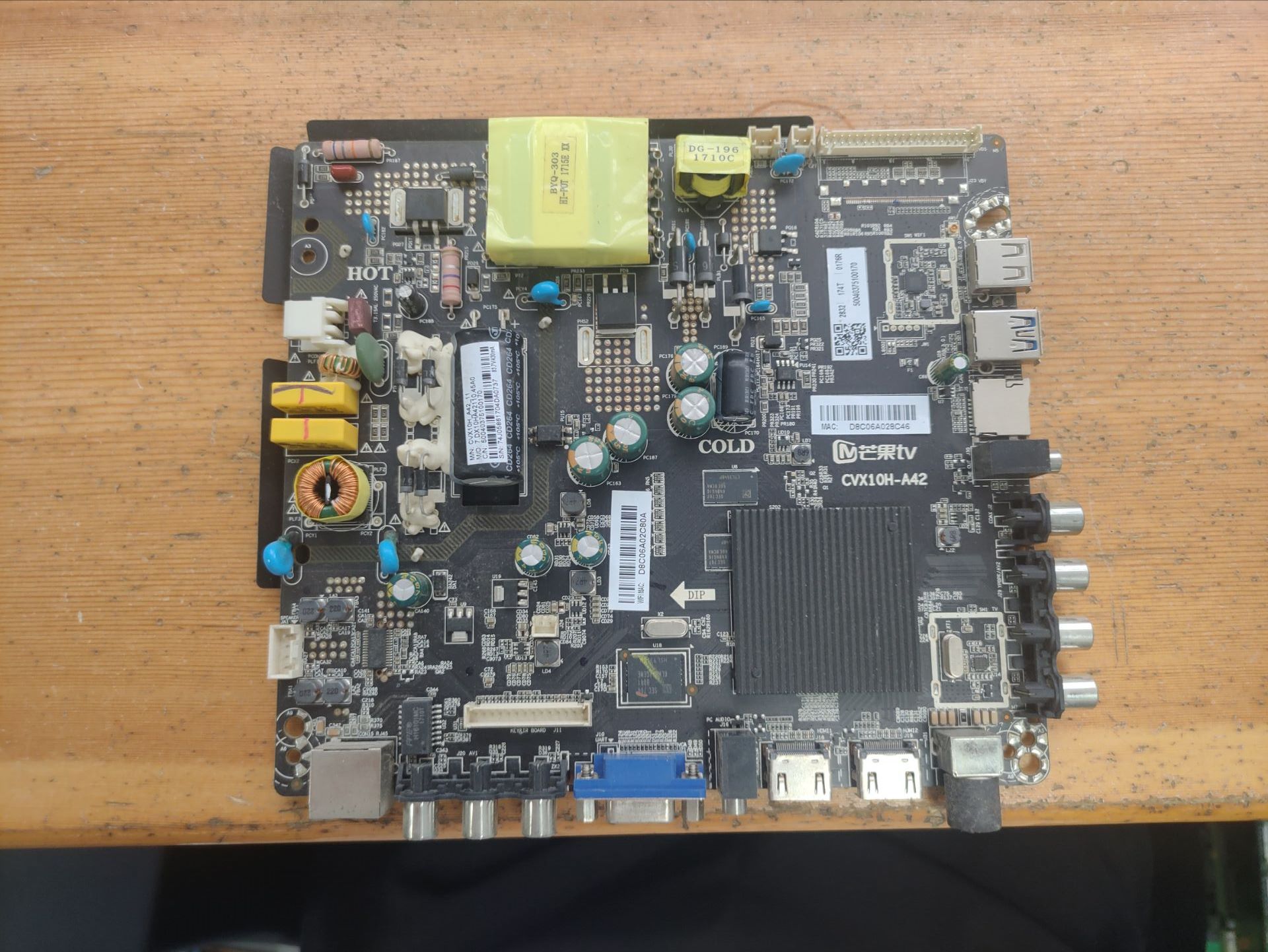 原装芒果TV42MQ1主板CVX10H-