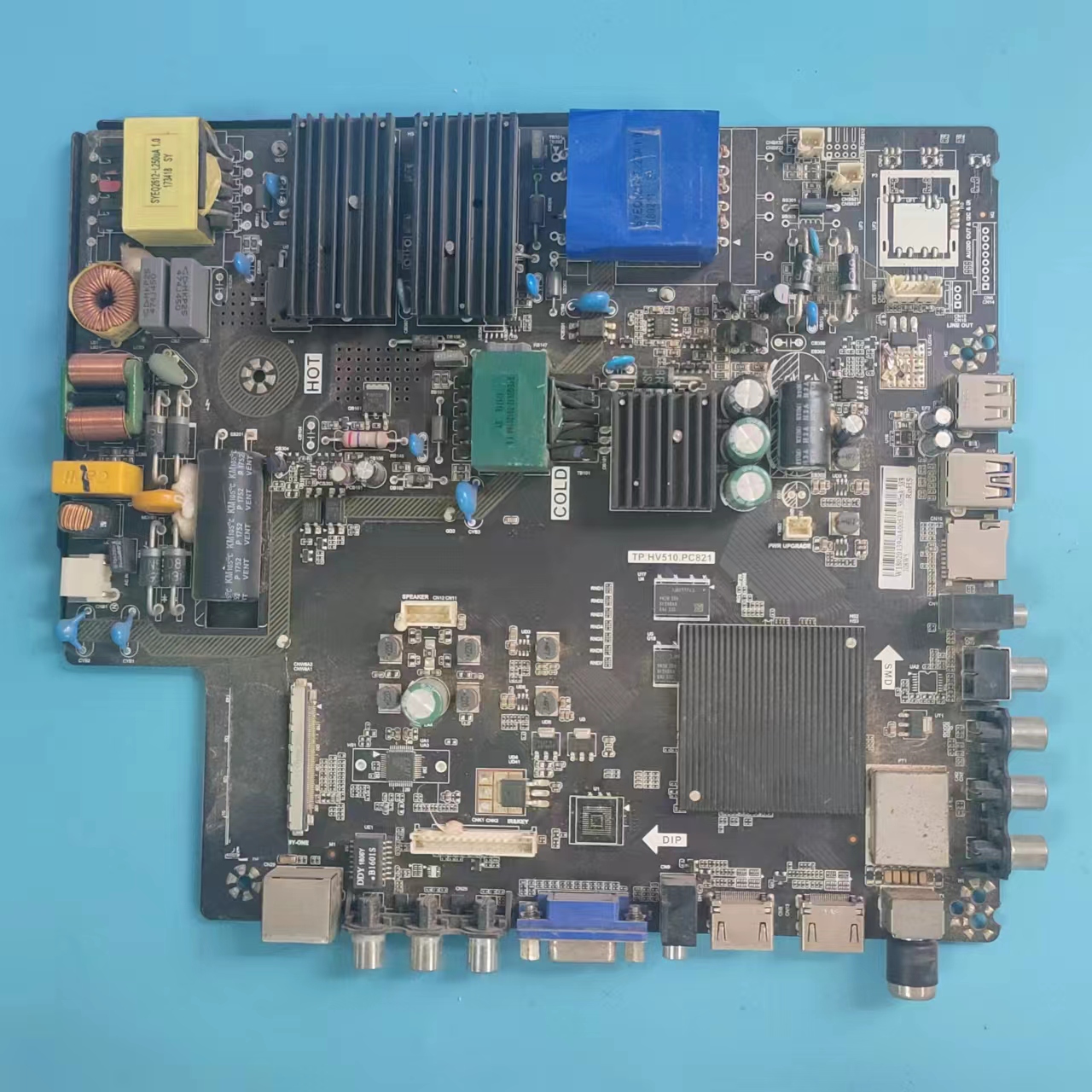 原装乐华49AX3000主板实物图