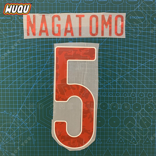 JAPAN 2018 2019 OFFICIAL NAGATOMO 5 HOME PLAYER SIZE NAMESET