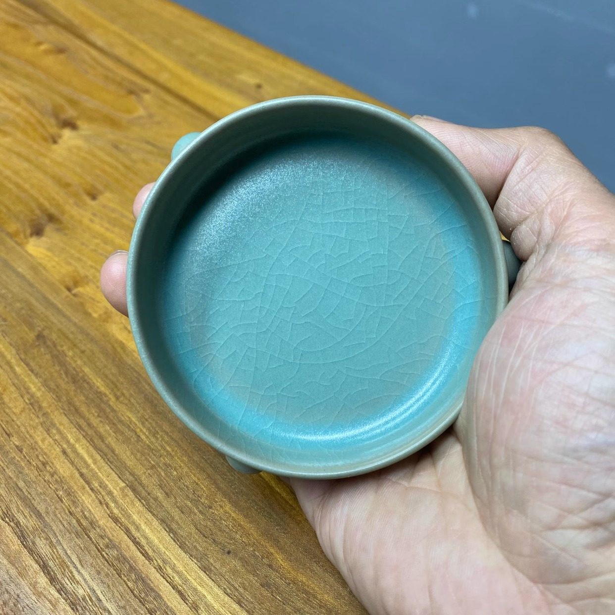 汝瓷汝窑打香篆盘香线香香插底座