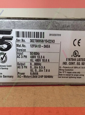 议价!12F5A1D-3AEA KEB 变频器