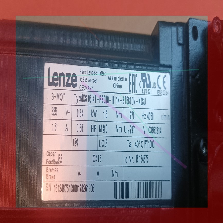询价!伦茨Lenze伺服电机MCS 06141-RS0B0-B11N-ST5S00N-KOSU