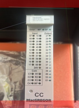 询价!MacGREGOR+麦基嘉CC卡件+CC3K+H01_00