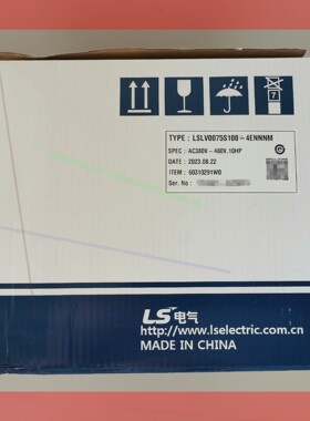 询价!LSLV0075S100-4ENNNM全新正品LS产电变频器