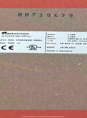 TR编码器,CMW582M-76002