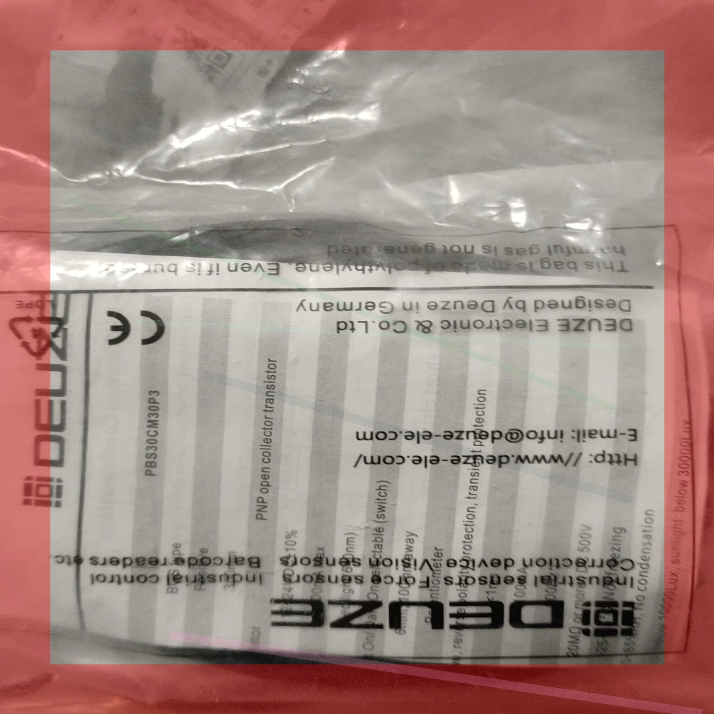 询价!德尔兹光电感应PBS30CM30N3