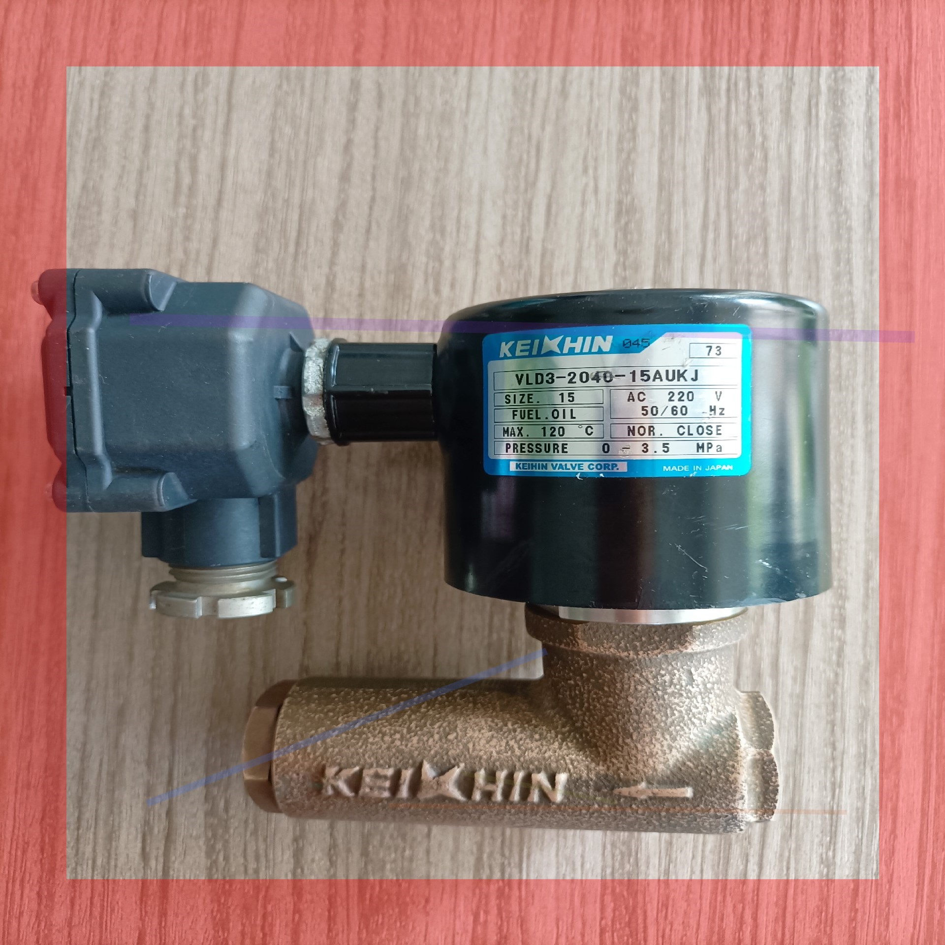 KEI HIN电磁阀VLD3-2040-15AUKJ