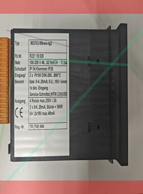 温控仪903702-99bwa-og2,全新原厂件现货