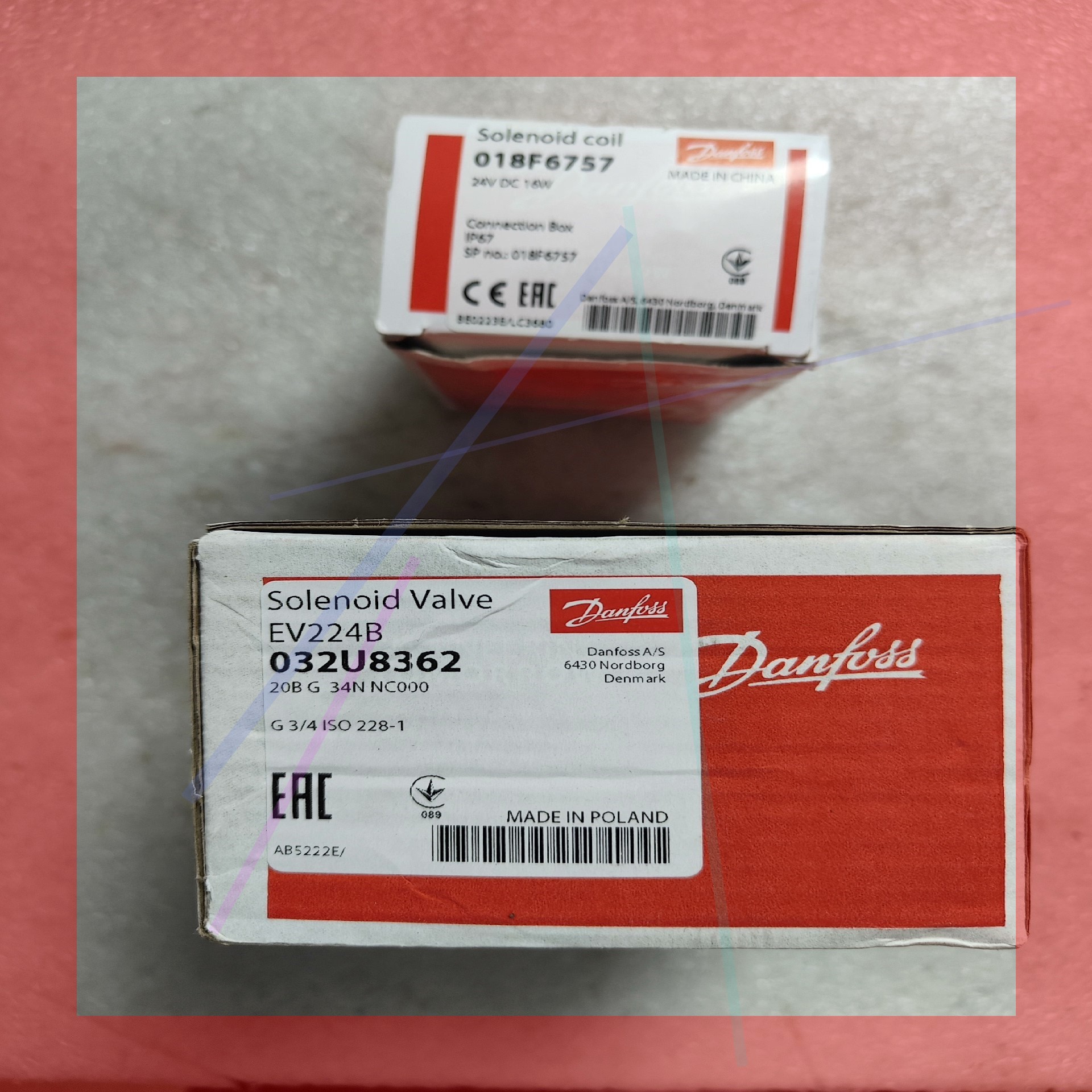 询价!丹佛斯Donfoss电磁阀 EV224B  032U8362  018F6757