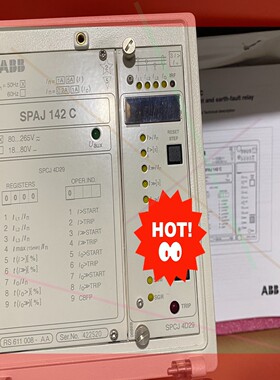 询价!全新原装进口 ABB综合继电保护器 SPAJ142C一AA