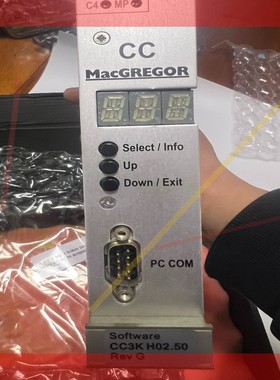 询价!MacGREGOR 麦基嘉CC卡件 CC3K H02 50