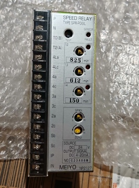 MEIYO明阳发电机转速继电器,Type:SPR-P06IL  46111-043270  议价