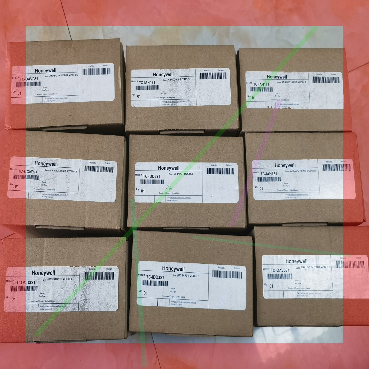 霍尼韦尔TC-CCN014 TC-OAV081 TC-ODD321 TC-IDD321 TC-IAH161