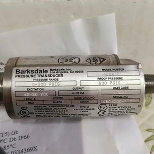 巴士德Barksdale压力开关 425X-07