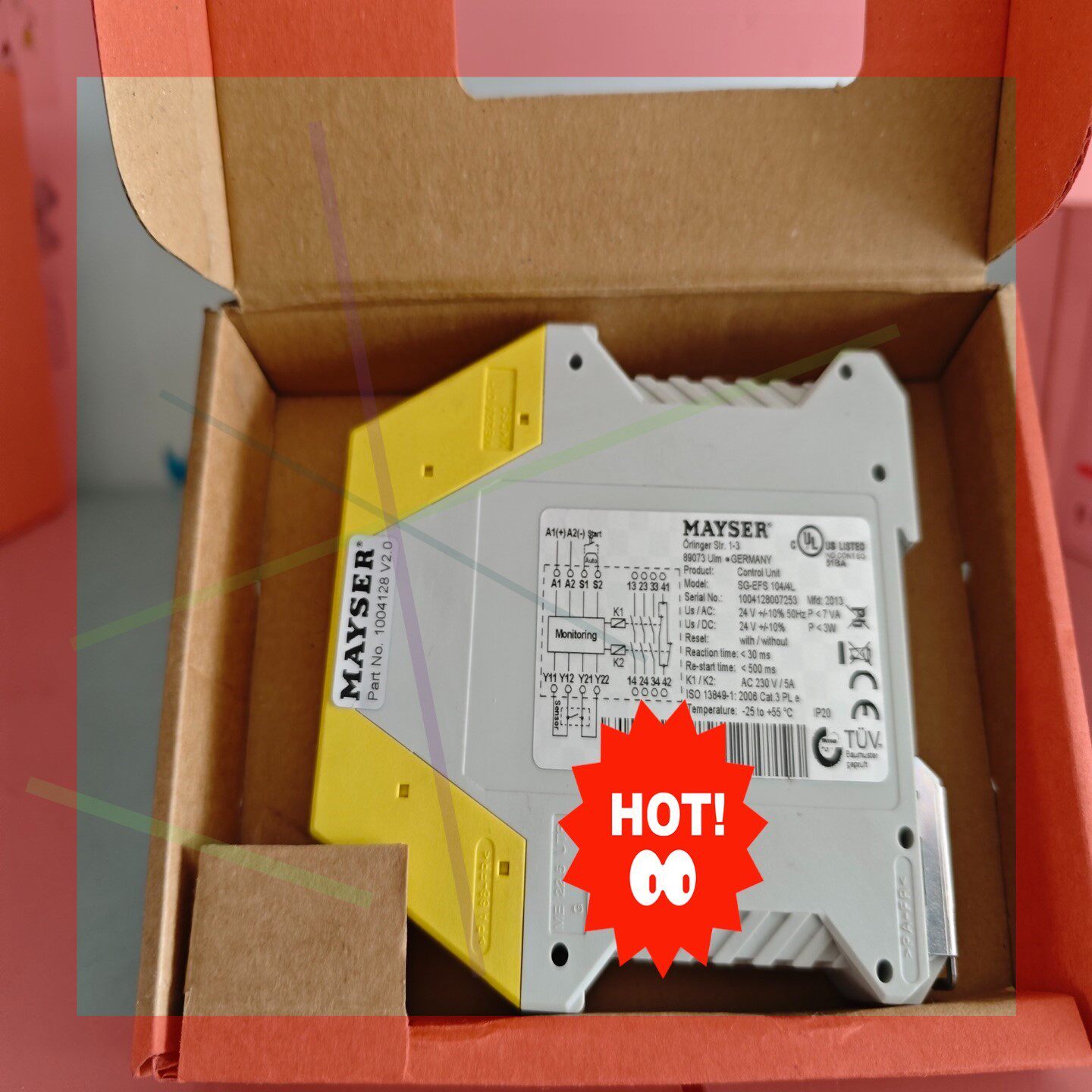 询价!MAYSER SG-EFS 104/4L 全新原装正品 现货