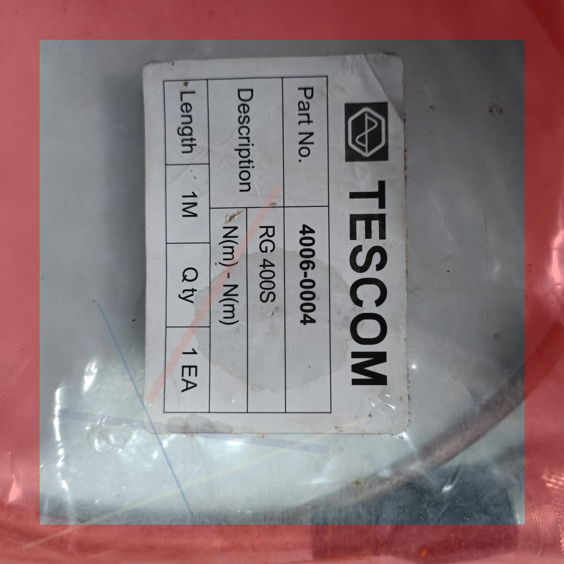 询价!(100%日本原装正品)全新TESCOM射频屏蔽线RG400S