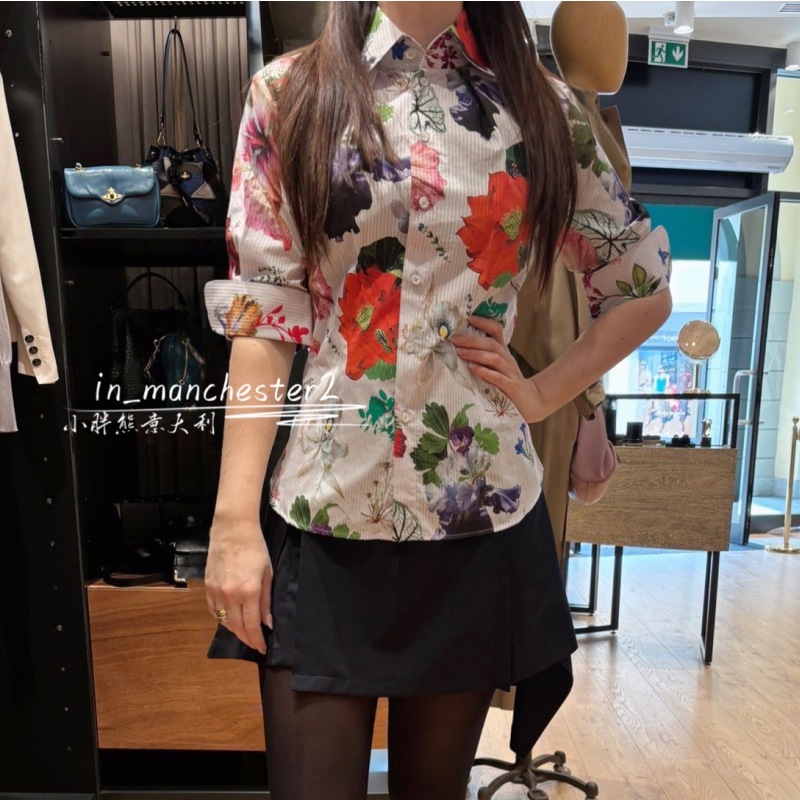 VIVIENNE WESTWOOD西太后 经典土星TOULOUSE短袖衬衫百搭女款正品