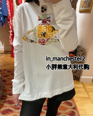 薇薇安短袖t恤宽松涂鸦