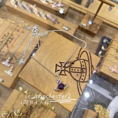 男女同款土星项链锁骨链