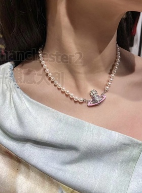 VIVIENNE WESTWOOD西太后 经典土星限定ROXANNE珍珠项链手链百搭