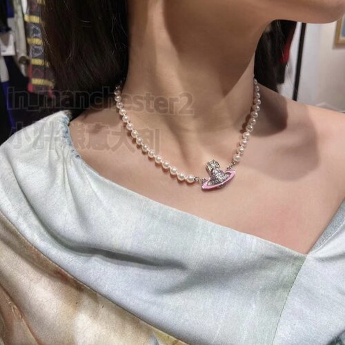 VIVIENNE WESTWOOD西太后 经典土星限定ROXANNE珍珠项链手链百搭