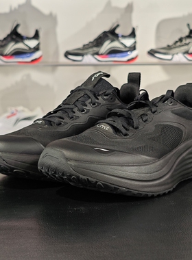 李宁休闲鞋2024夏季新品SOFT LITE男子网面透气运动鞋AGLU161