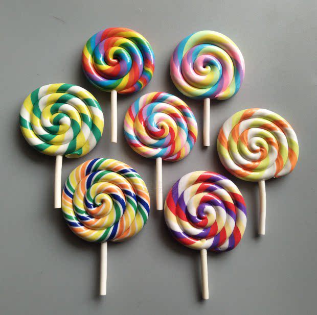 个性创意棒棒糖冰箱贴磁贴冰箱装饰贴磁力贴磁铁贴留言贴便利磁贴