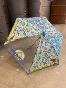 日本正版小黄人儿童雨伞学龄前幼童宝宝小号雨伞幼儿园晴雨两用