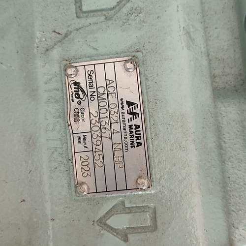 AURA奥拉ACE032L4 NLBP泵，2023年生产，拆【议】