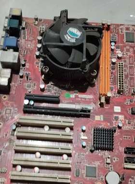 研华主板AIMB-701 Rev.A1，红色PCB板，实【议】