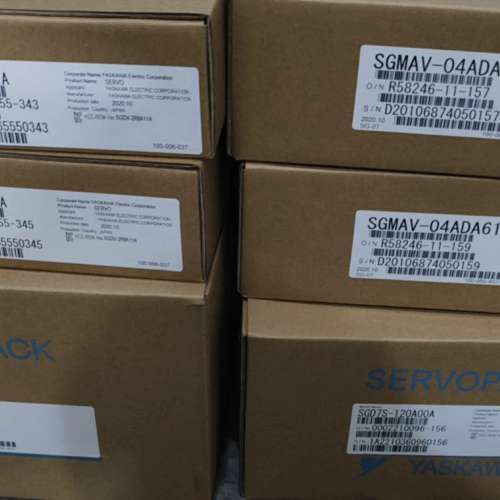 安川伺服驱动器。型号SGDV-2R8A11A、SGMAV-0【议】