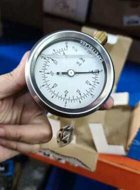 液压表RCHG G63-1-06，0-10bar G1/4B【议】