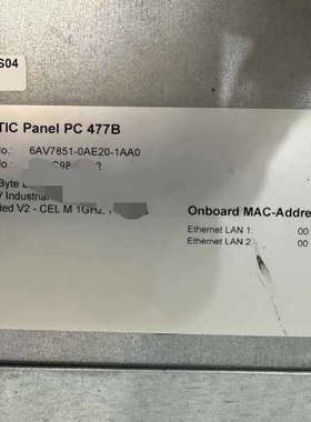 6AV7851-0AE20-1AA0橙色新功能，少量[议]