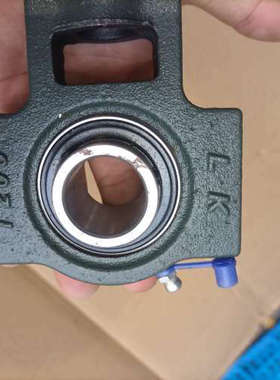 LK外球面带座轴承UCT205，绿色铸铁材质，，带滑[议]