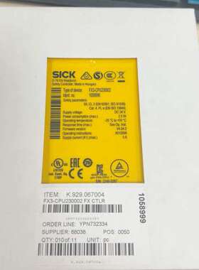 sick西克sick+FX3-CPU230002西克【议】