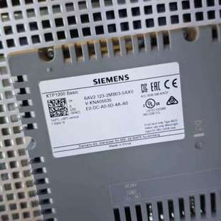 议 KTP1200 123 型号6AV2 Basic触摸屏