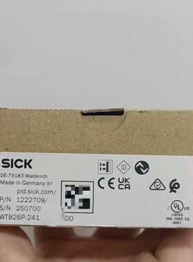 SICK西克光电传感器，型号WTB26P-24161【议】